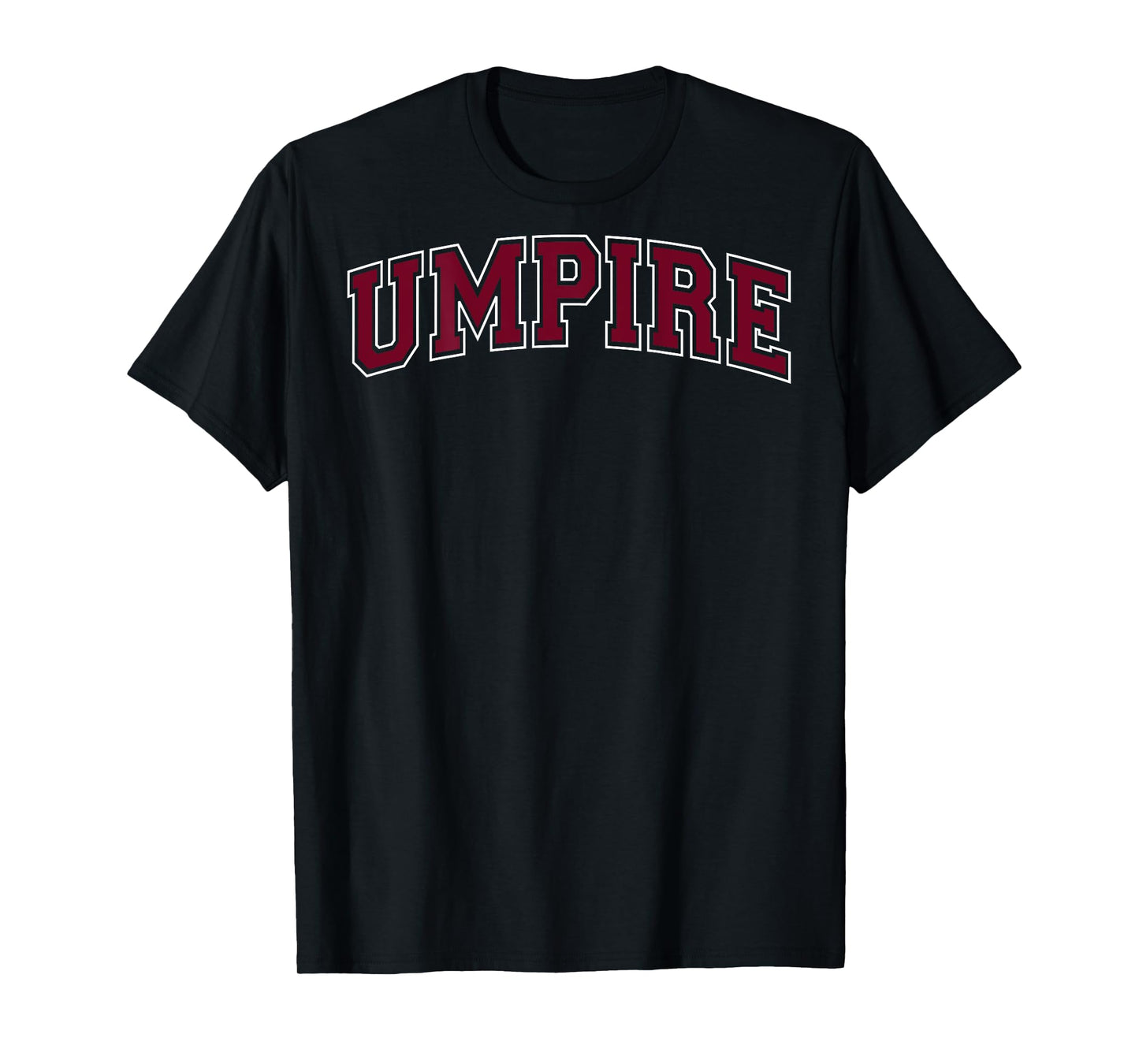 Umpire Sports Baseball Softball Vintage Red on the back T-Shirt