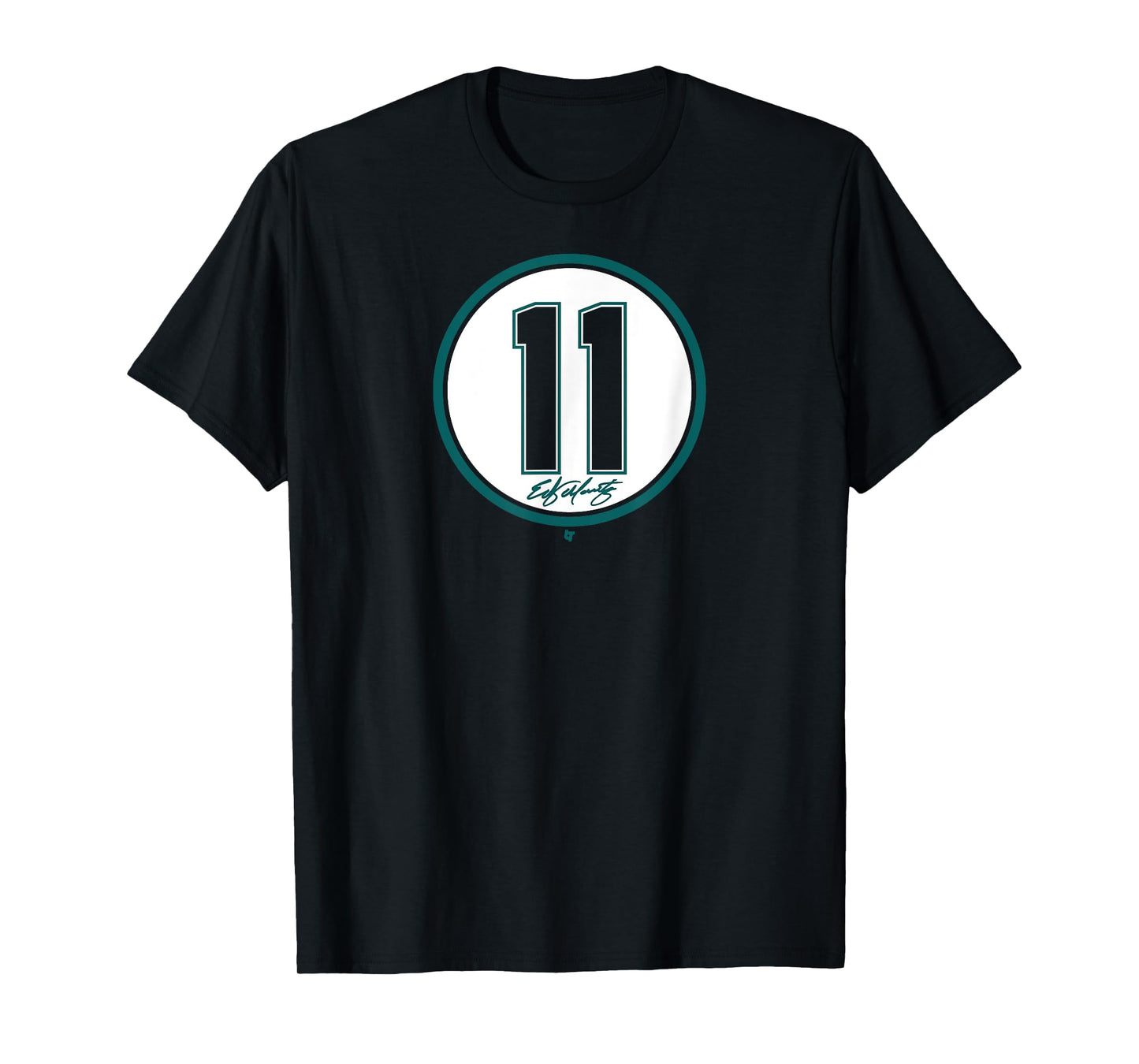 Edgar Martinez - Number Circle - Seattle Baseball T-Shirt