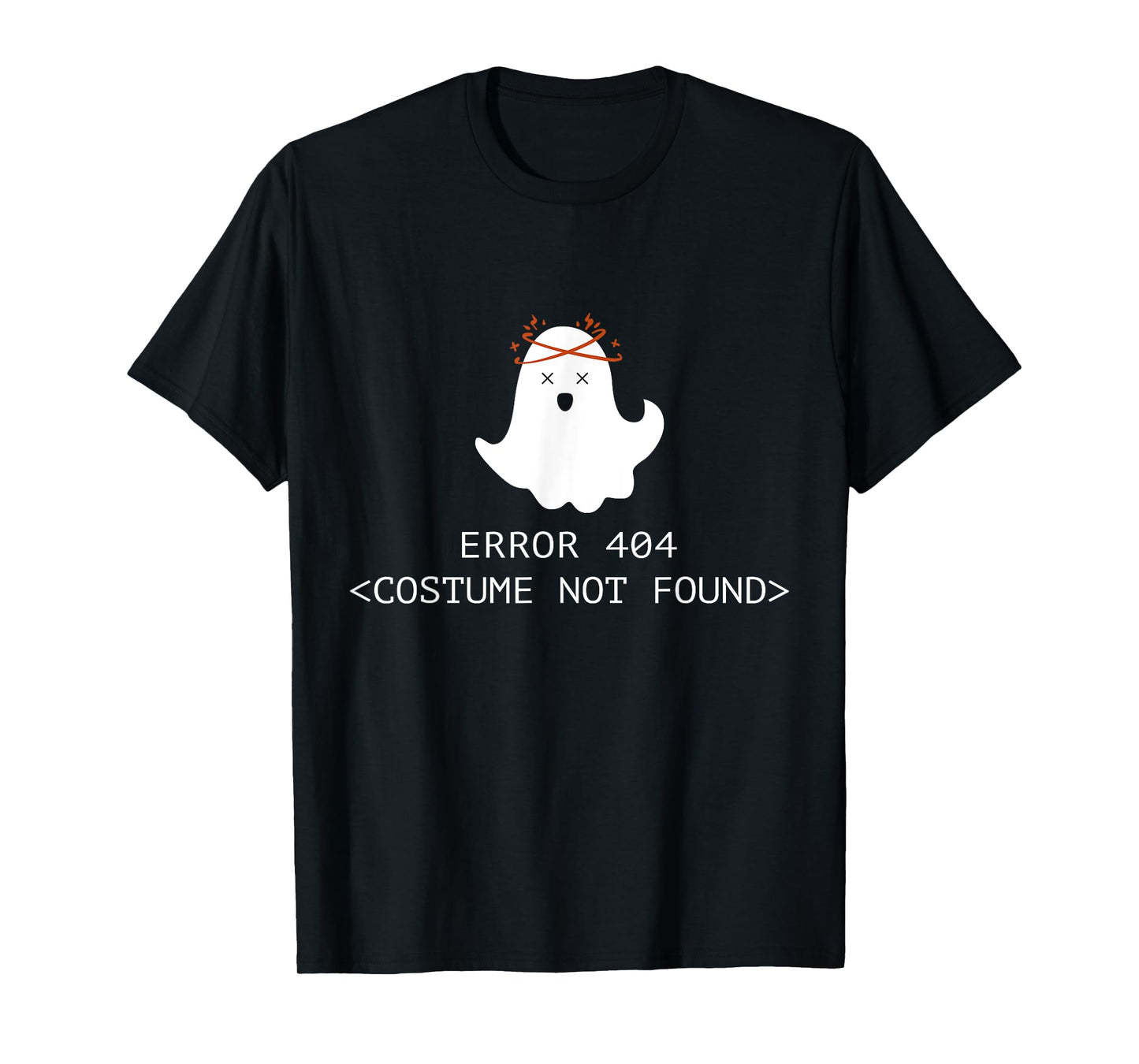 Error 404 Costume Not Found Halloween Coding Costume T-Shirt