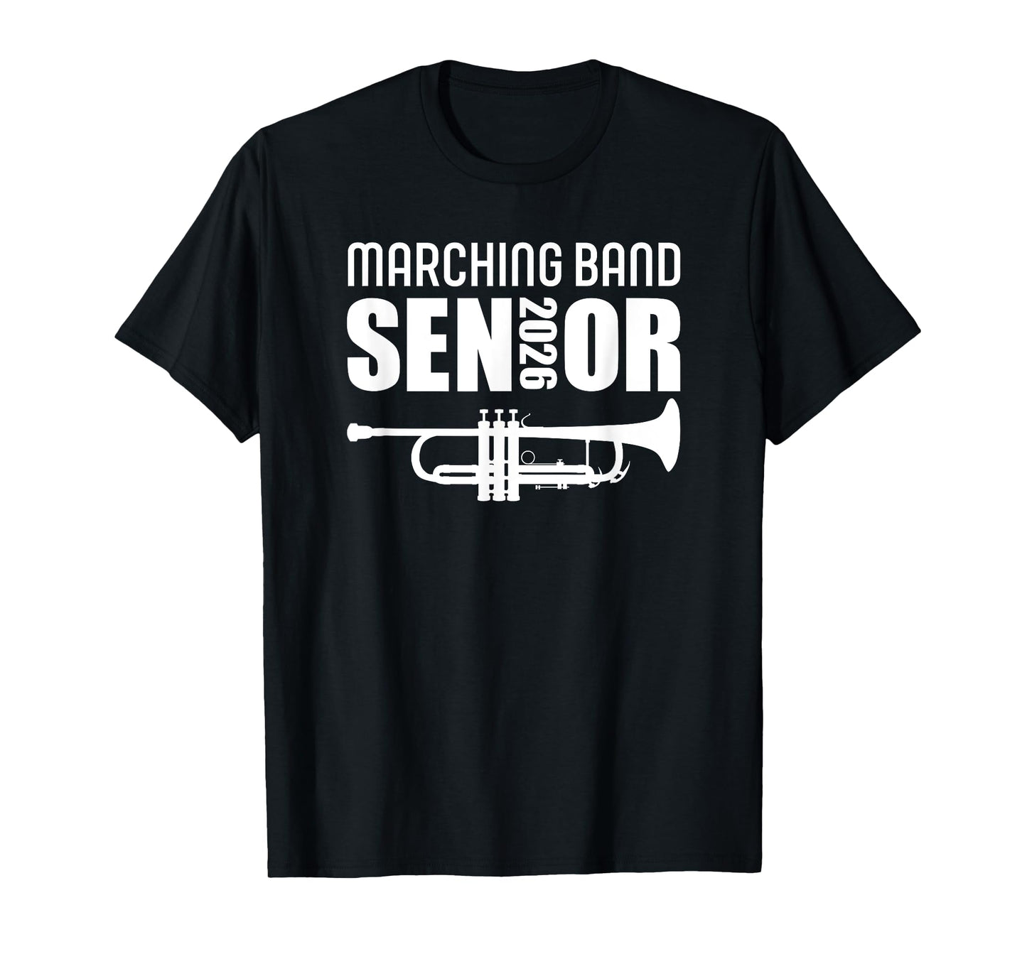 2026 Senior Trumpet Class of 2026 Marching Band Senior T-Shirt