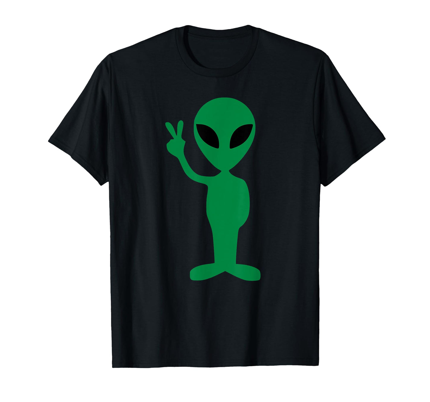 Alien Peace Sign T Shirt T-Shirt
