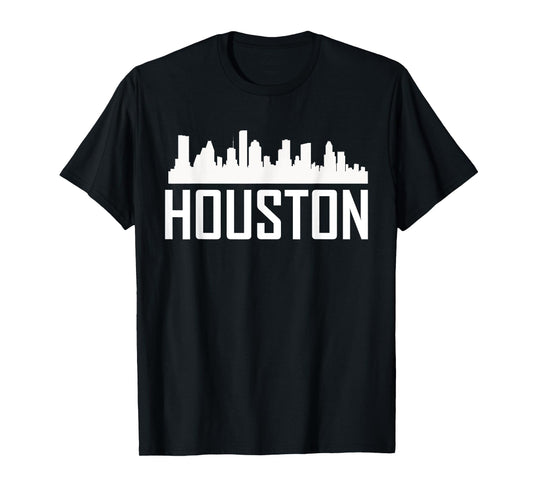 Houston TX Skyline Silhouette Cityscape T-Shirt T-Shirt