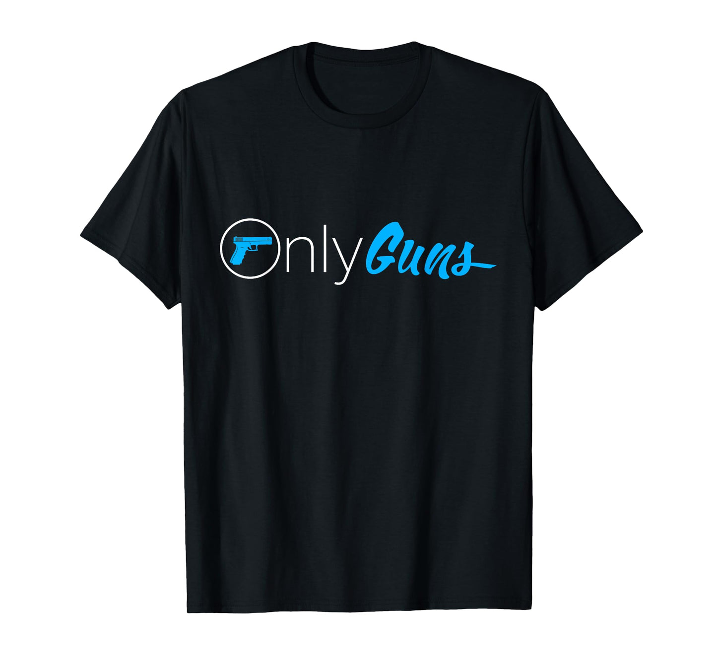 OnlyGuns Funny Gun Owner Meme Parody T-Shirt