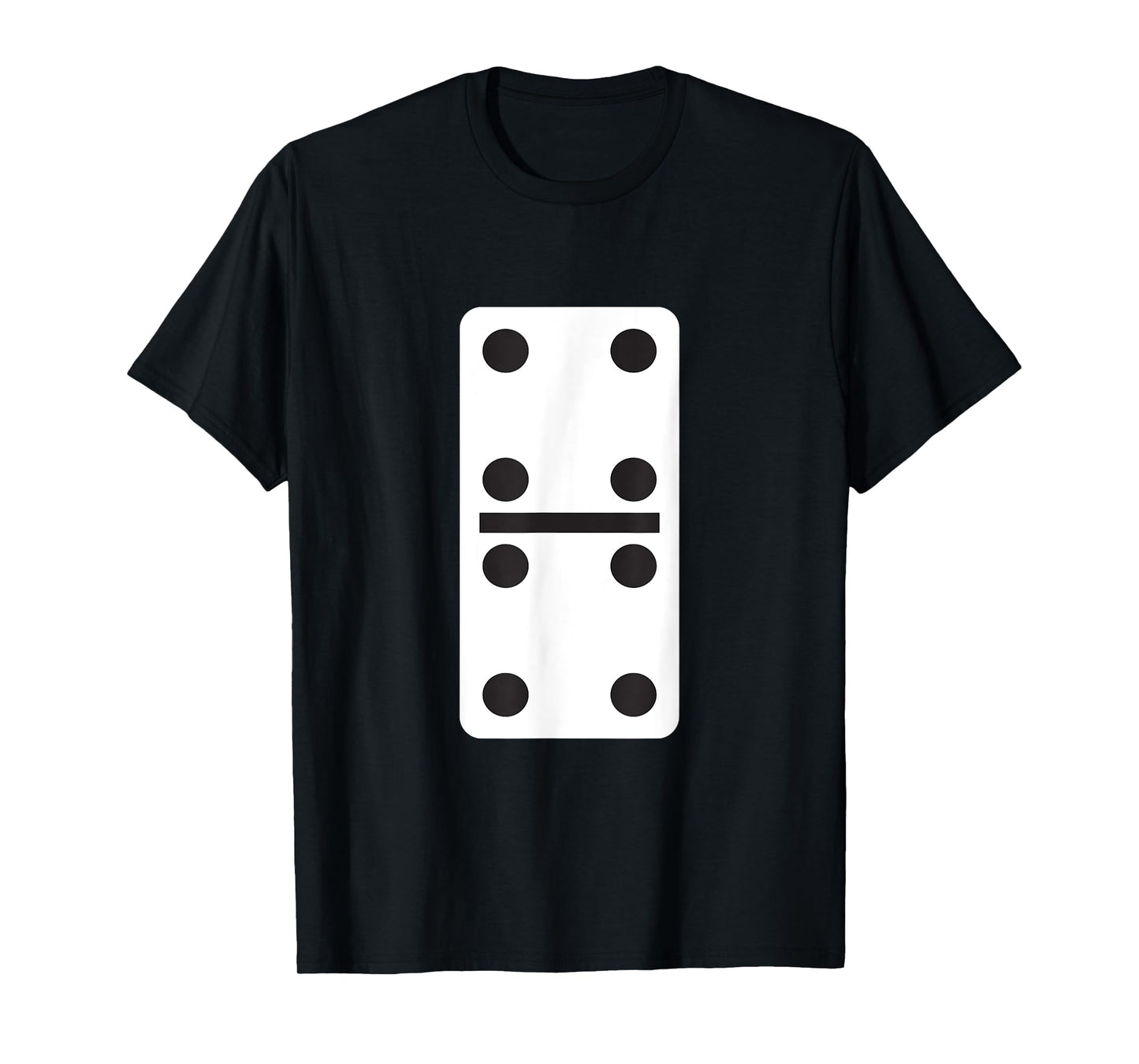 Double Four Dominoes T-Shirt Halloween Costume 4 Domino Game T-Shirt