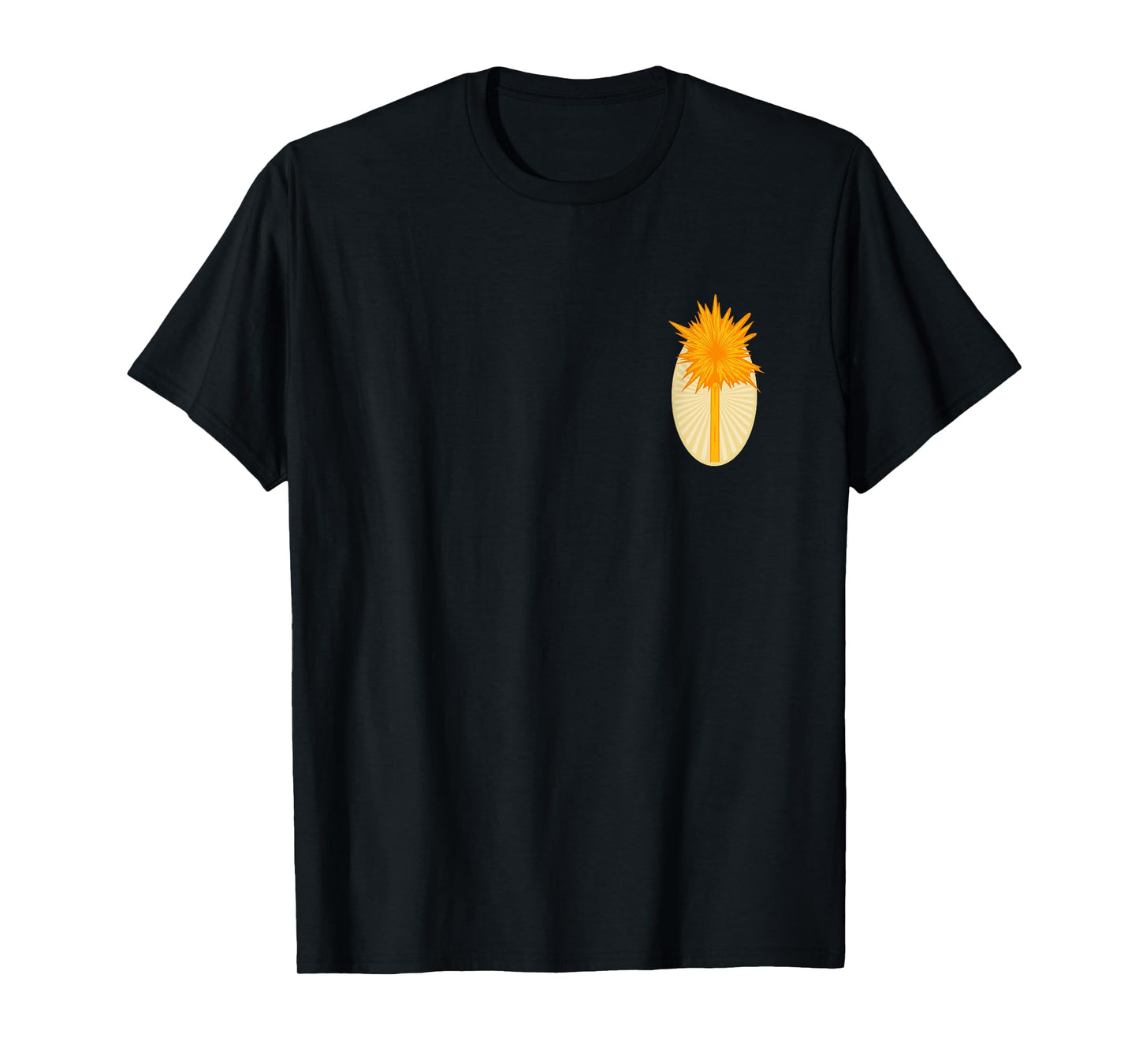 Wicked: for Good Glinda Gold Silhouette Front and Back T-Shirt