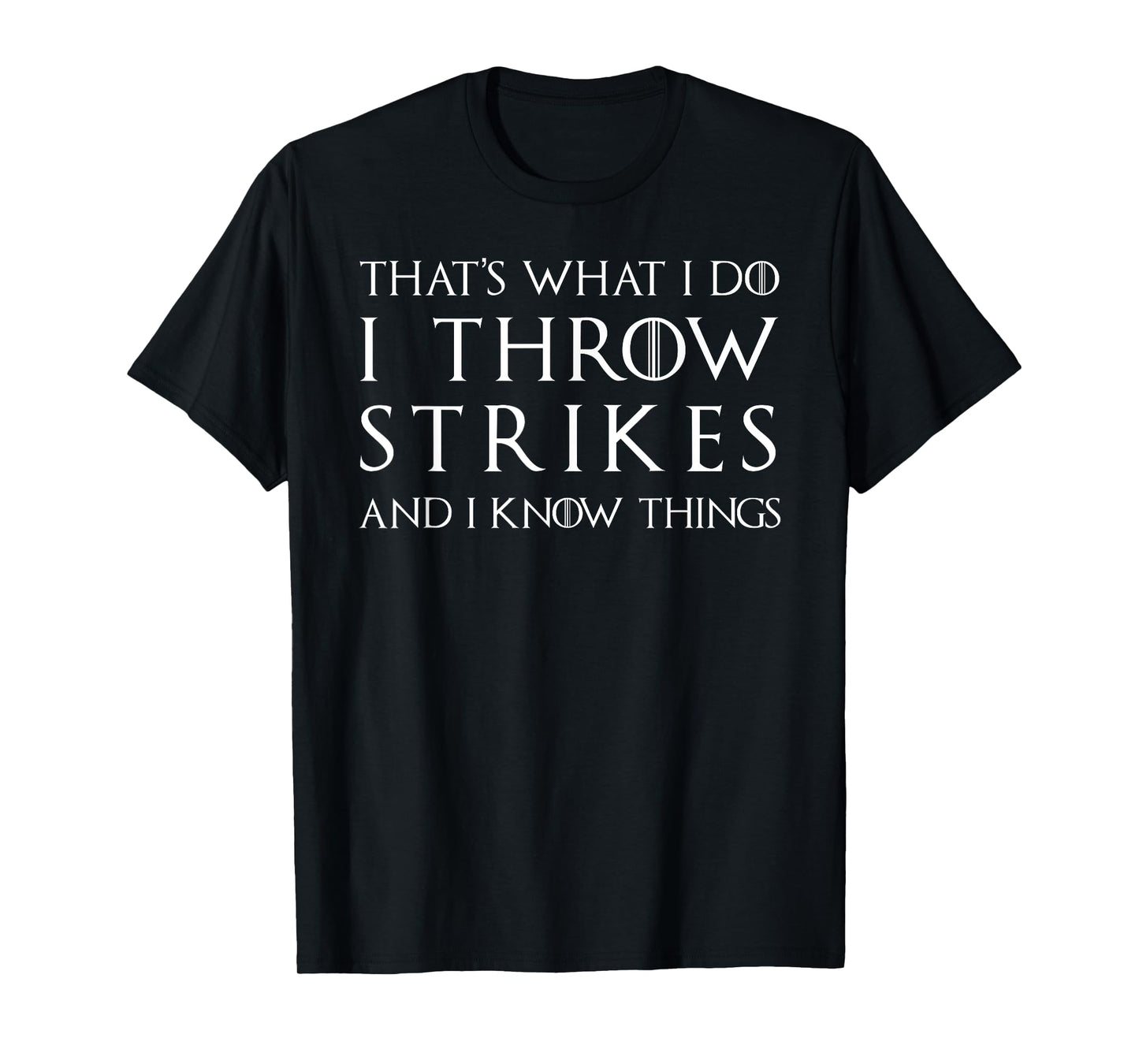Game of Throws Funny Baseball Pitching & Batting T-Shirt T-Shirt