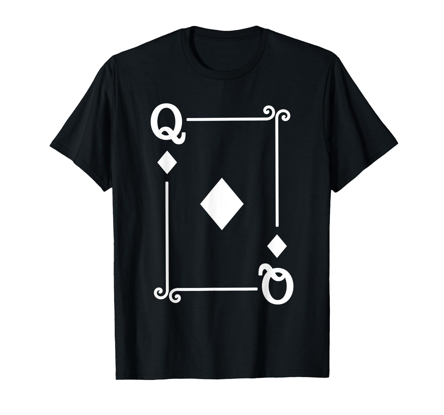 Playing Cards Costume - Queen Diamonds Card - Queen Card T-Shirt