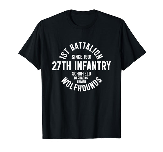 1st Battalion 27th Infantry Wolfhounds Schofield Barracks T-Shirt