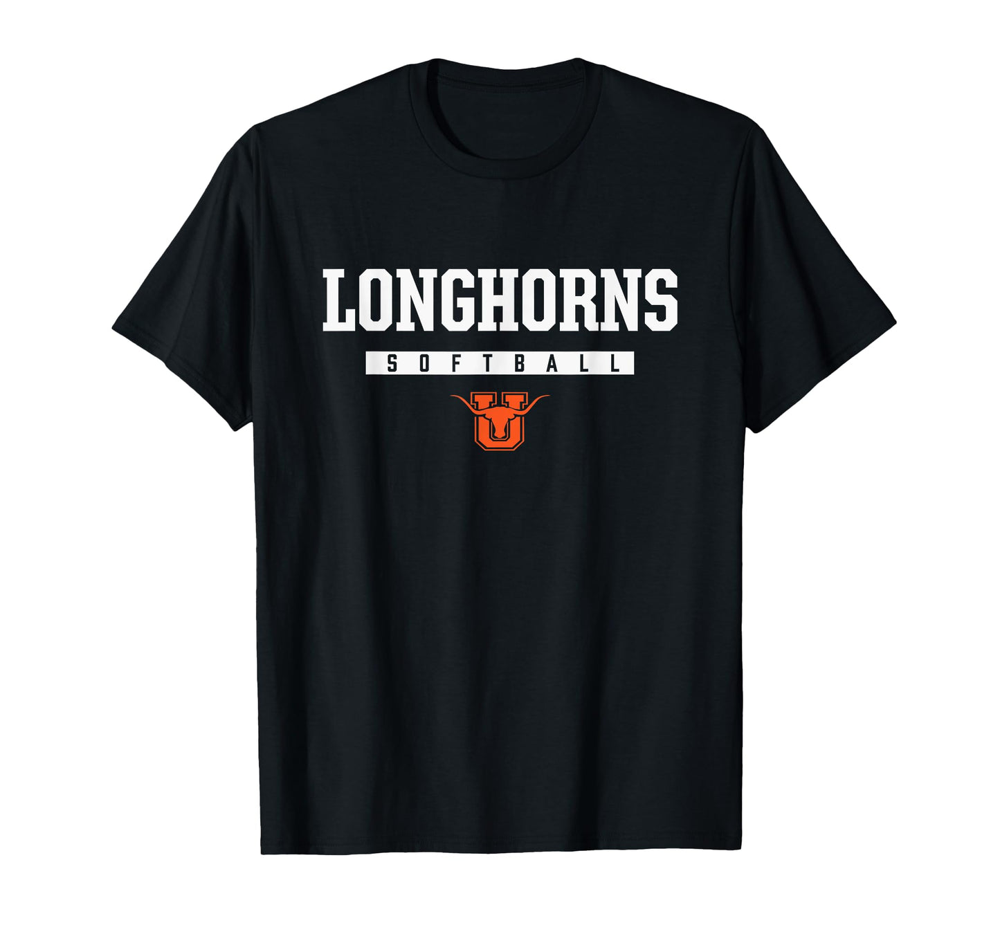 United Longhorns Logo Softball HS T-Shirt