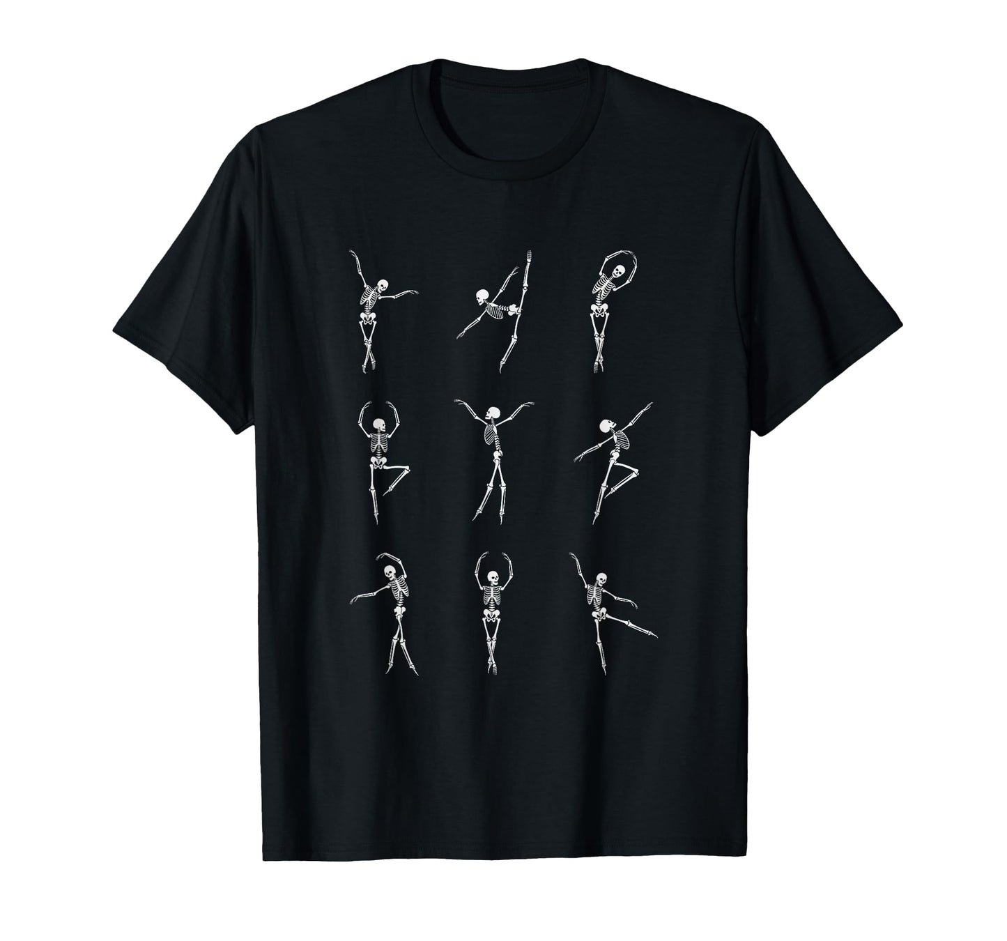Skeleton Ballerinas Ballet Dance Cute Halloween Costume Girl T-Shirt