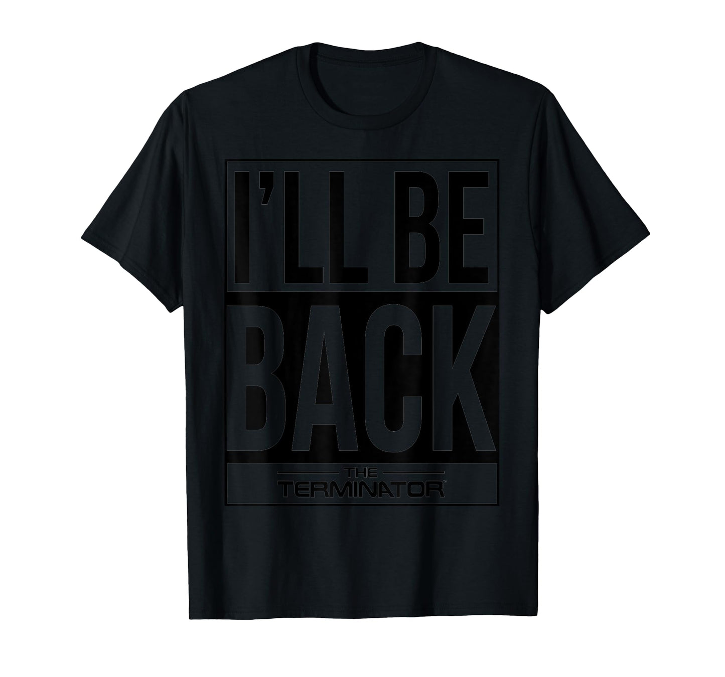 The Terminator I'll Be Back Iconic Comeback Sci-Fi Gamer T-Shirt