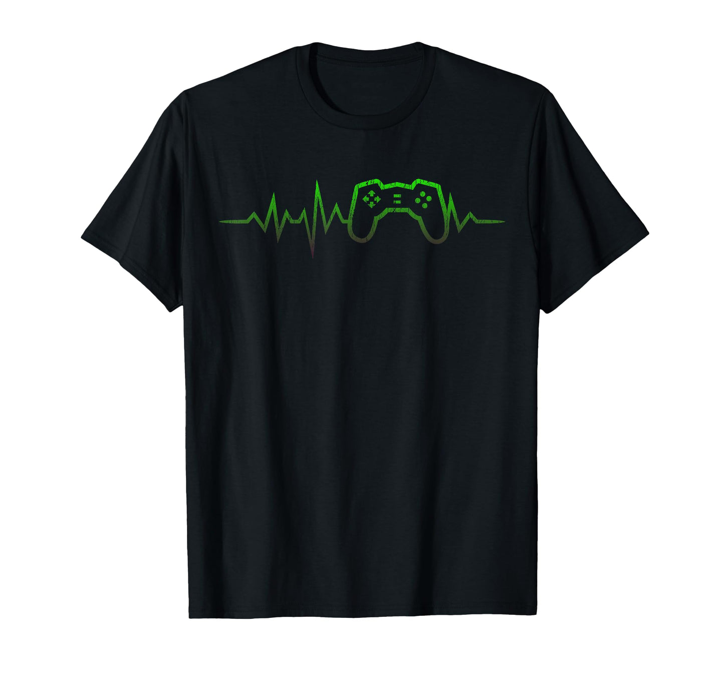 Gamer Heartbeat T-Shirt Video Game Lover Gift for Kids T-Shirt
