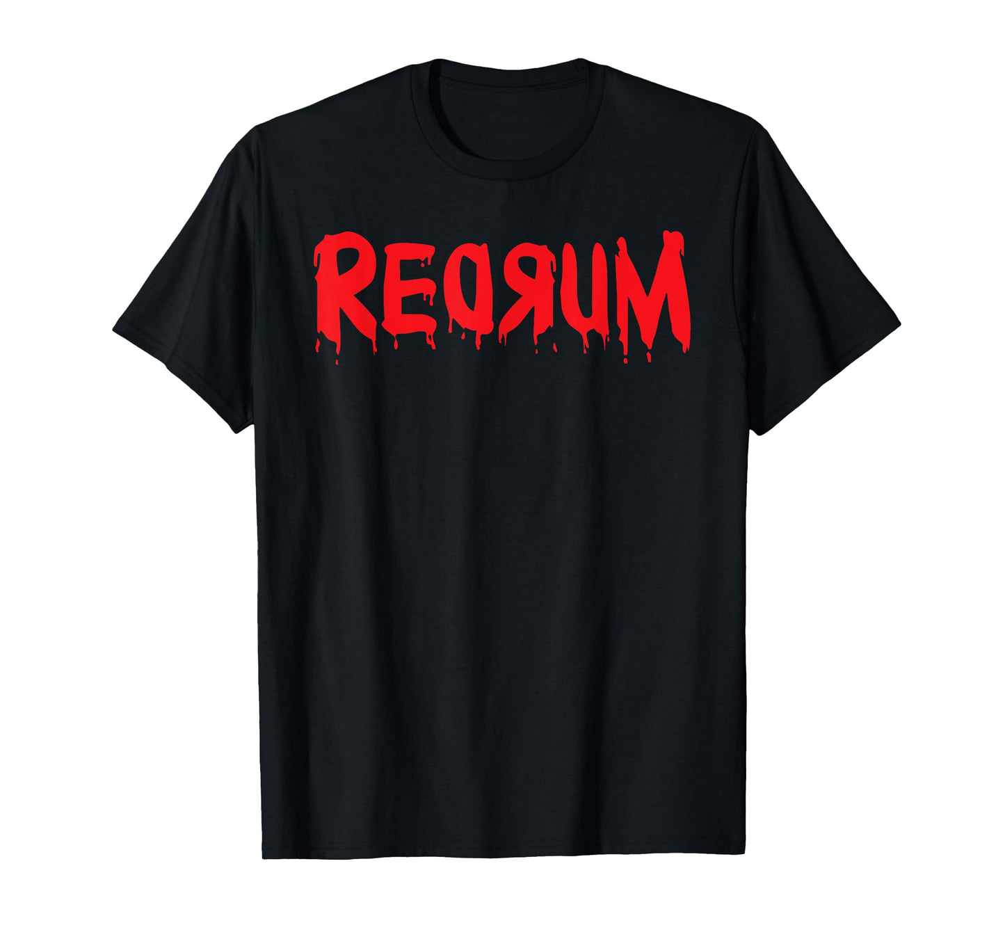 Redrum T Shirt Scary Creepy Bloody Halloween T Shirt T-Shirt