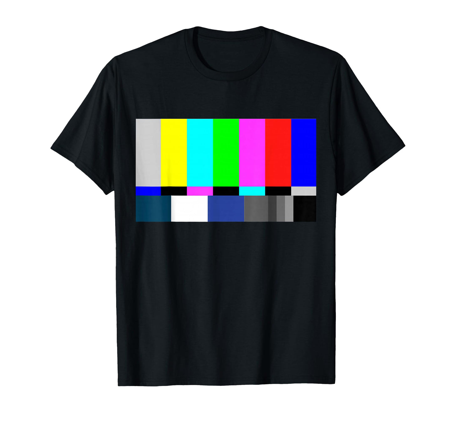Nerdy Sheldon TV Test Pattern Color Geek Gift T-Shirt