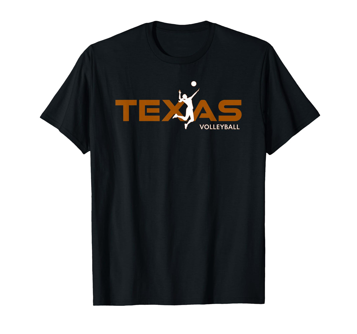 Womens Sport Fan Tex The Lone Star State of Texas Volleyball T-Shirt