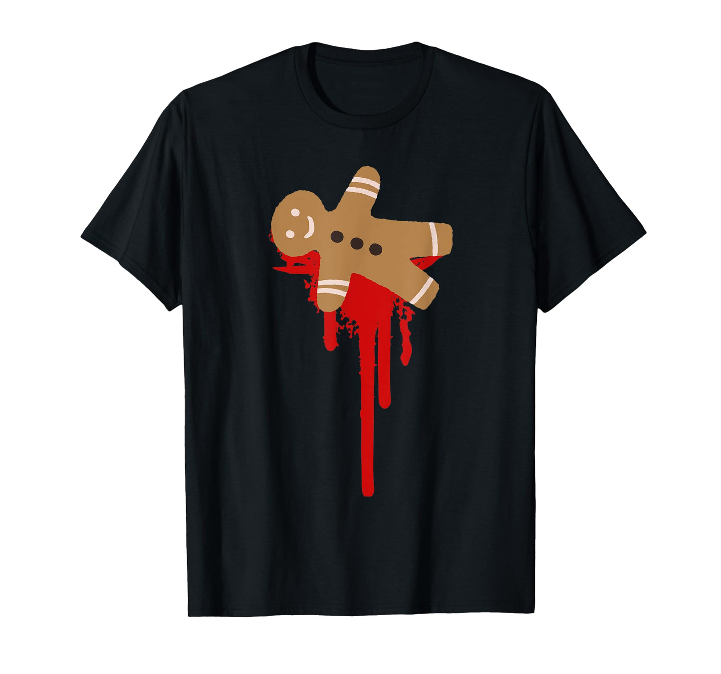 Scary Christmas Funny Gingerbread Man Horror Christmas T-Shirt