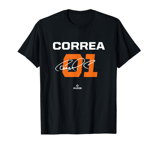 Carlos Correa Houston Baseball MLB Players Shortstop T-Shirt