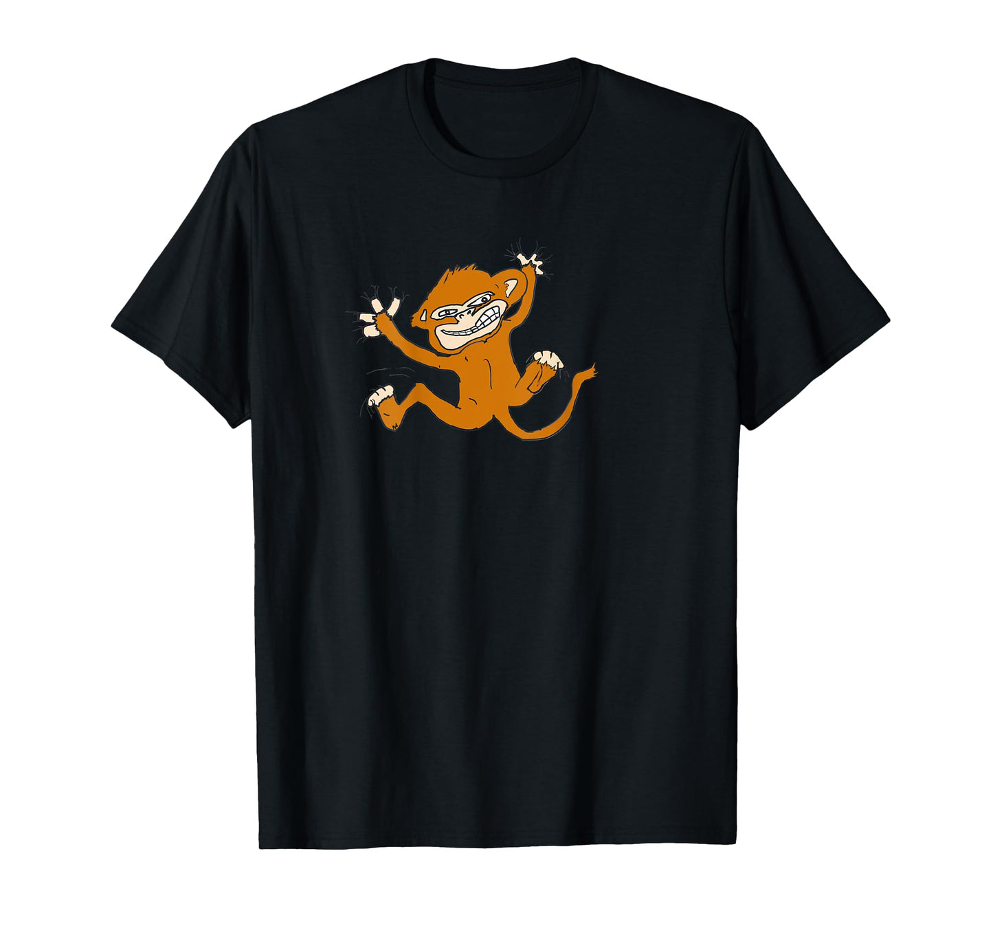 Monkey On My Back Orange T-Shirt Get The Monkey Off My Back