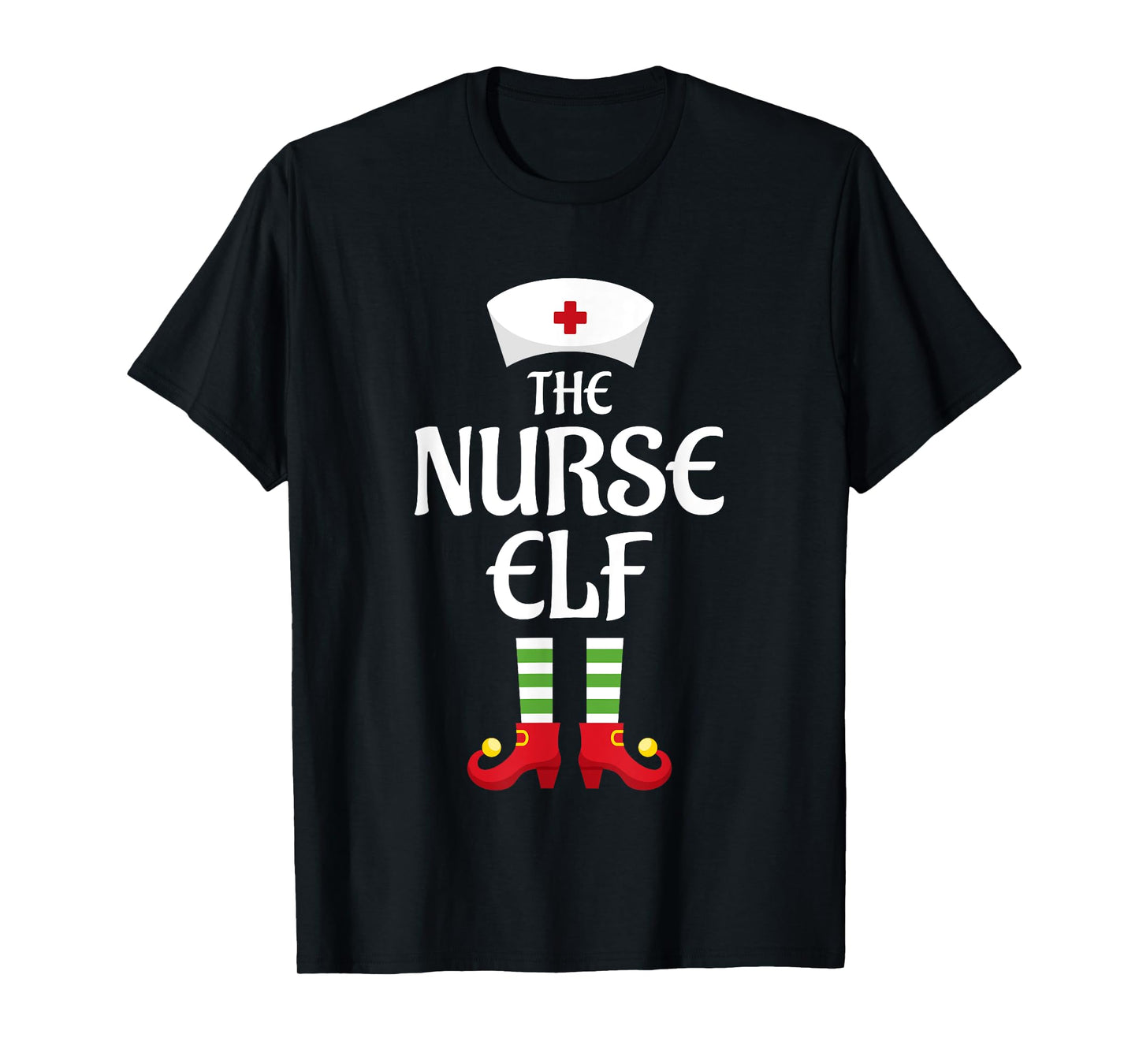Nurse Elf Family Matching Group Christmas T-Shirt