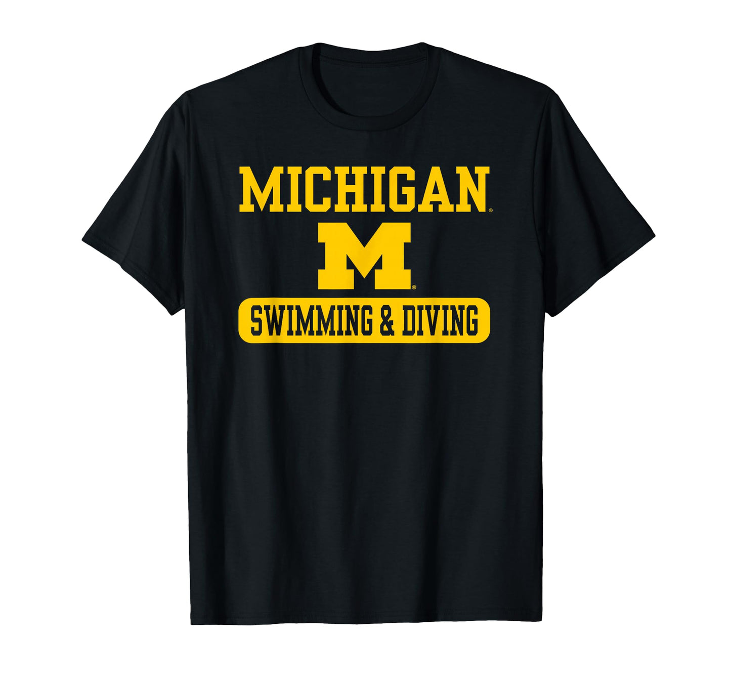 Michigan Wolverines Swimming & Diving Navy T-Shirt