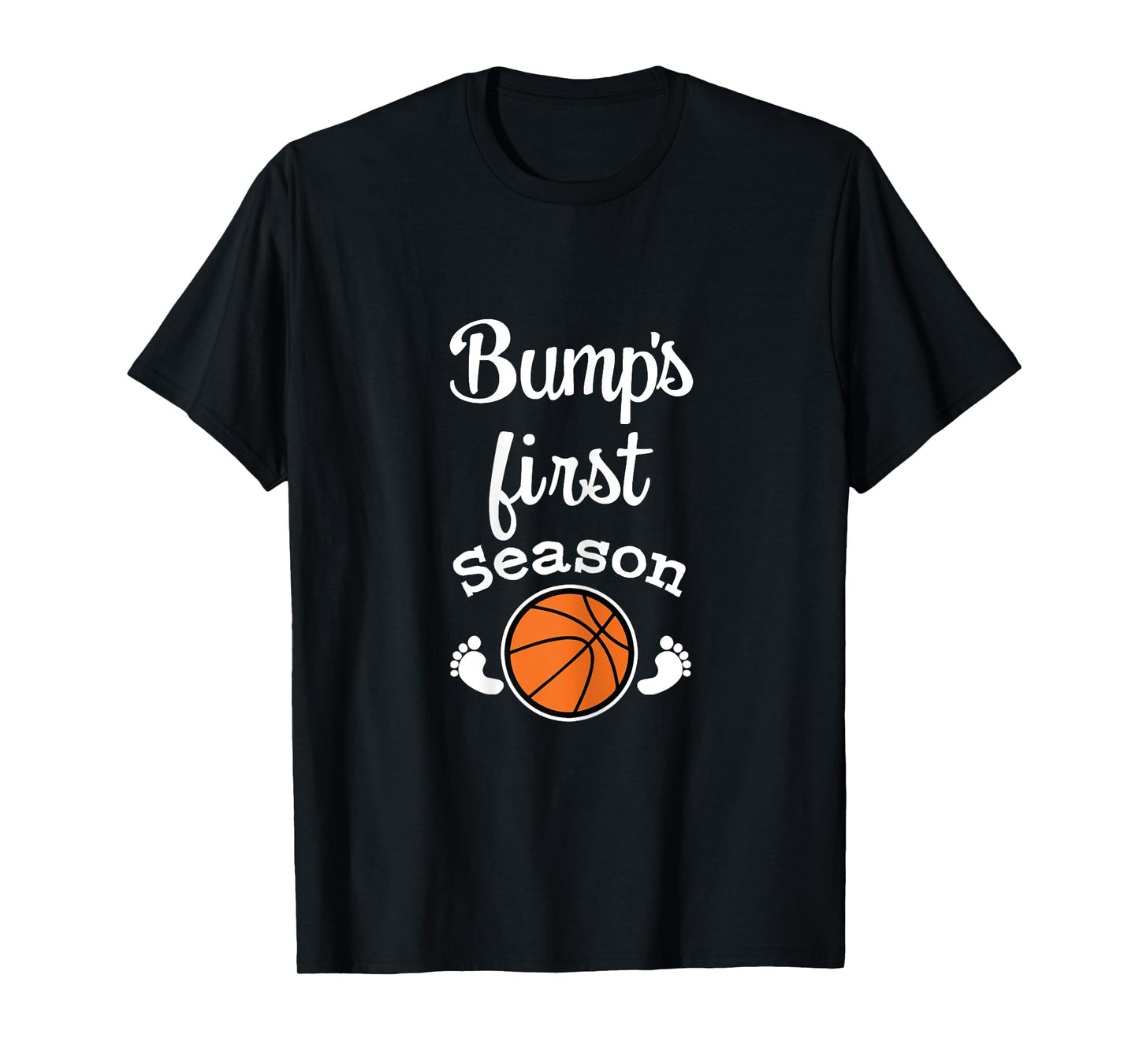 Baby Bump's First Basketball Season Women's Expecting Shirt T-Shirt