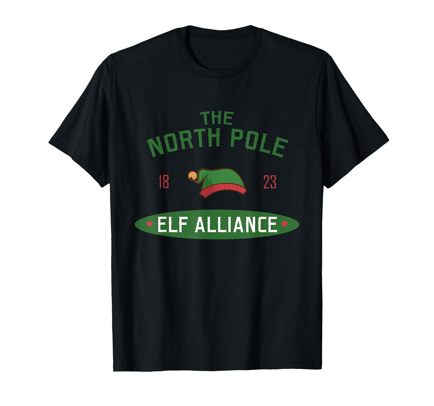 The North Pole Elf Alliance - Santa’s Helper - Elf Christmas T-Shirt