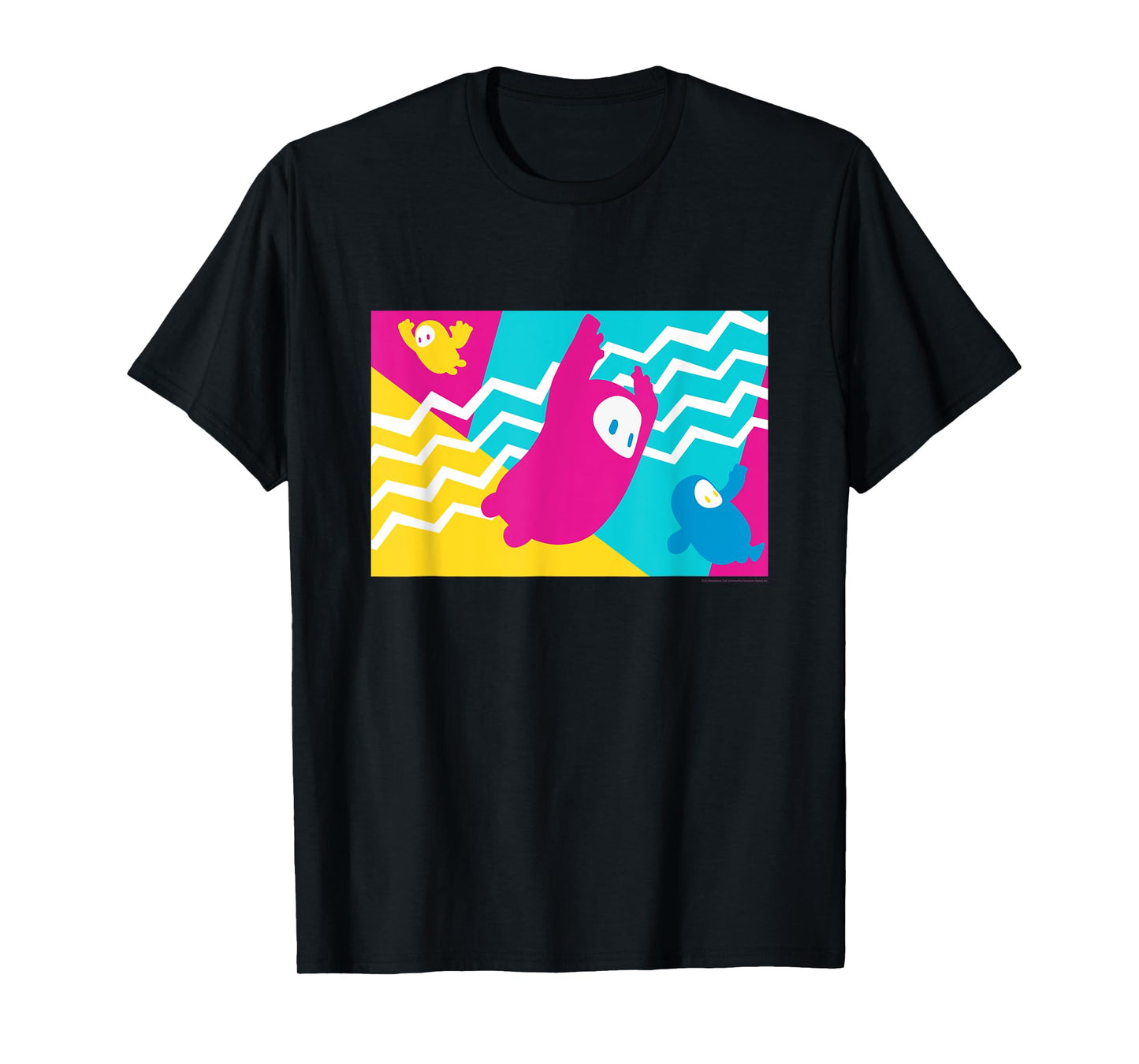Fall Guys Epic Retro Graphic Panel T-Shirt