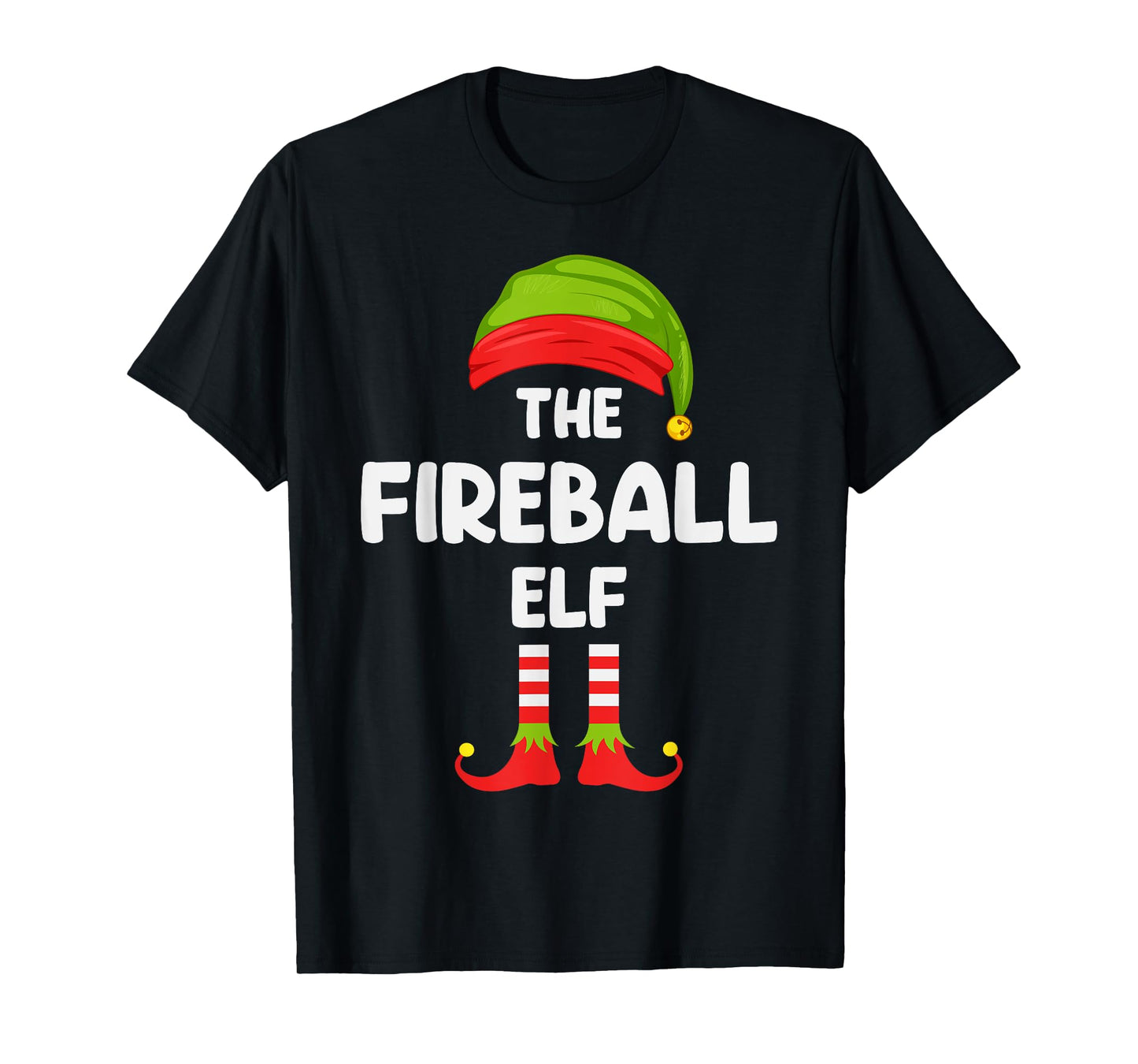 Fireball Elf Matching Family Christmas T-Shirt