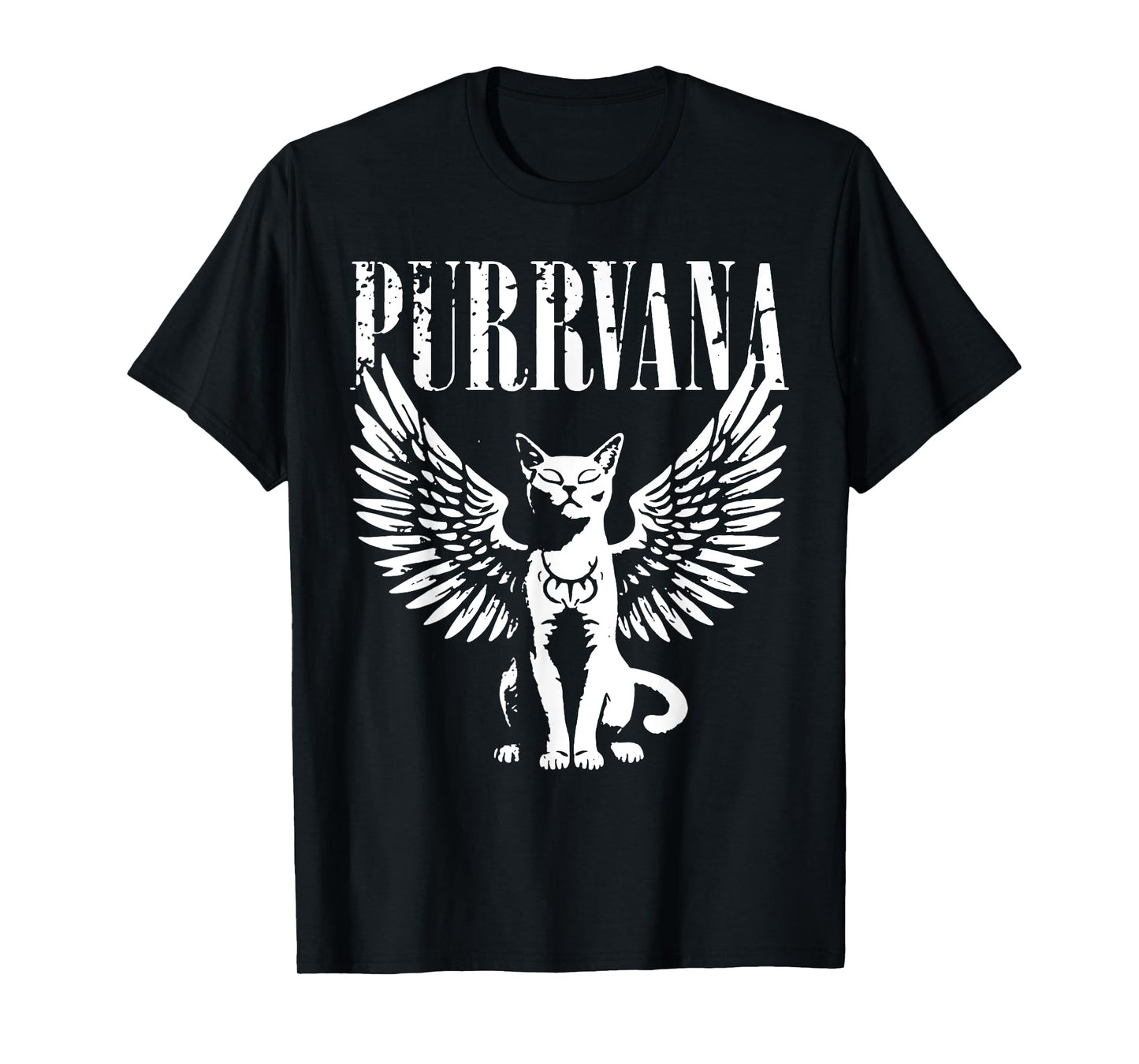 Purrvana Cat Cat Lovers Black Cat T-Shirt