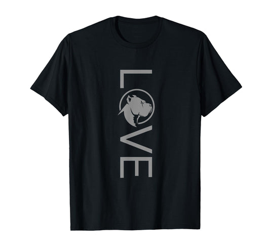 Love Pitbull Terrier Dog Apparel - Pitbull T-Shirt