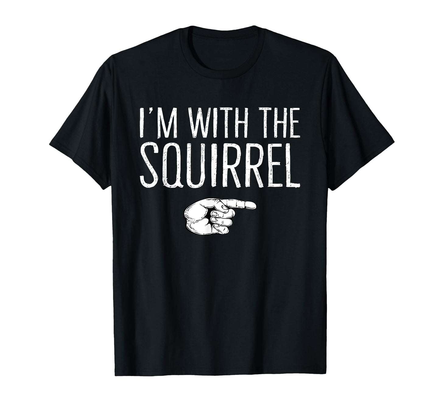 I'm With The Squirrel Matching Costume Lazy Halloween Party T-Shirt