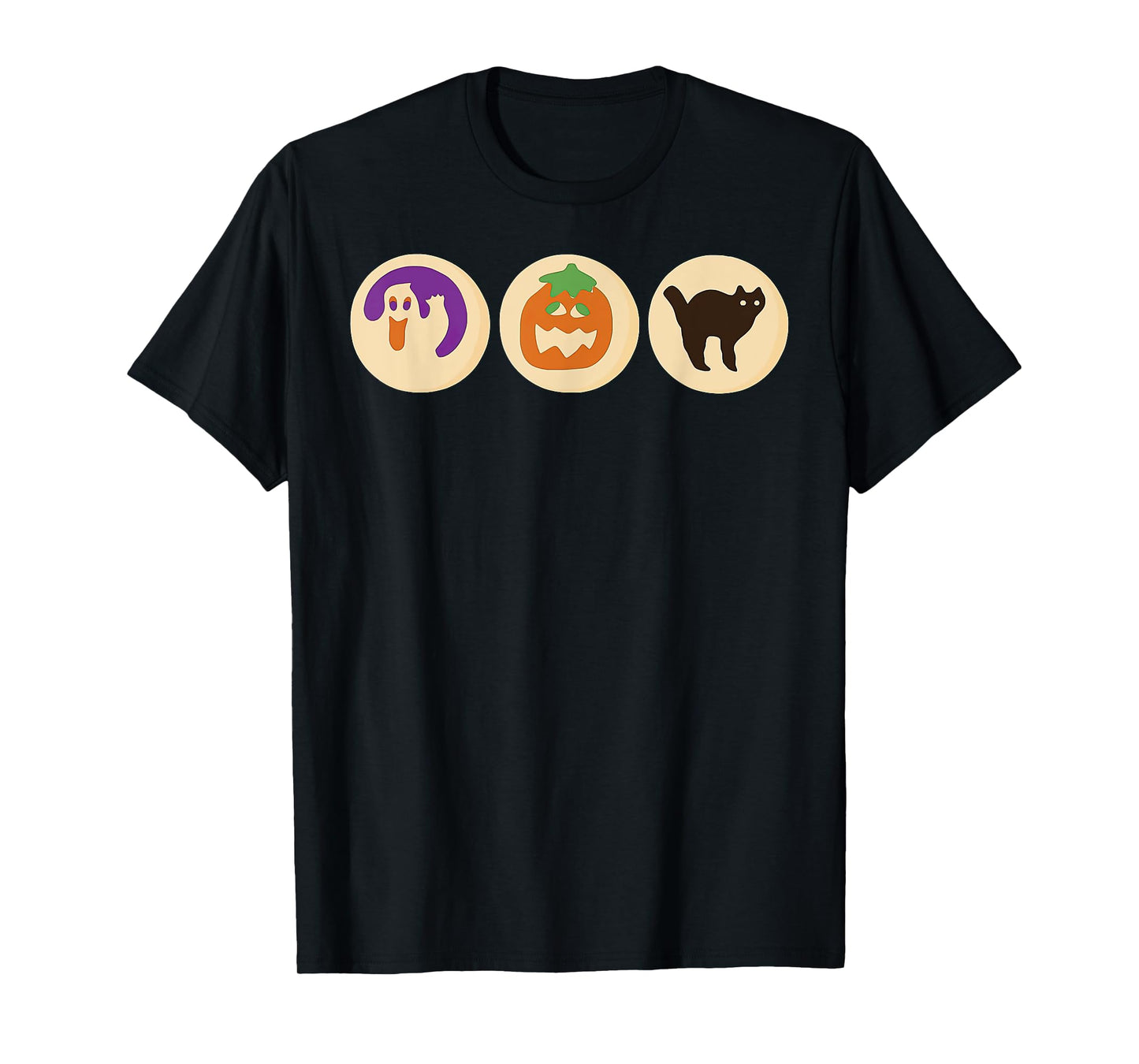 Halloween Spooky Season Cat Pumpkin Boo Ghost T-Shirt