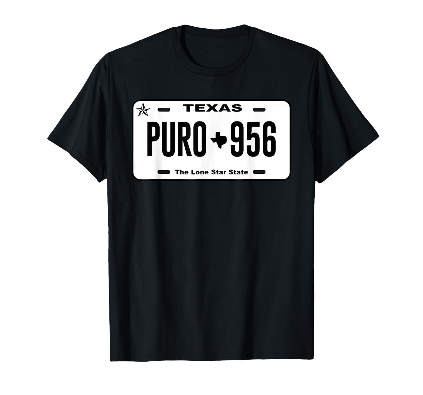 Puro 956 Texas License Plate T-Shirt