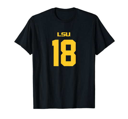 LSU Football: Garrett Nussmeier 18 T-Shirt