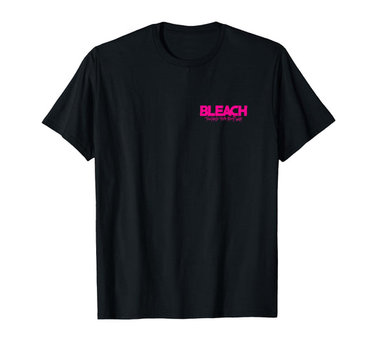Bleach: Thousand Year Blood War Pink Text Front & Back Anime T-Shirt