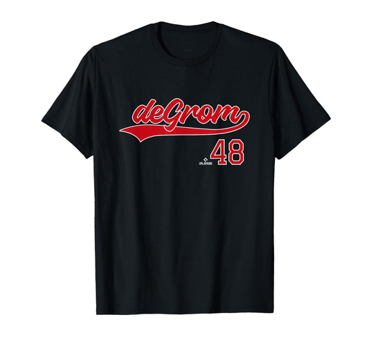 Vintage Gameday Jacob deGrom Texas MLBPA T-Shirt
