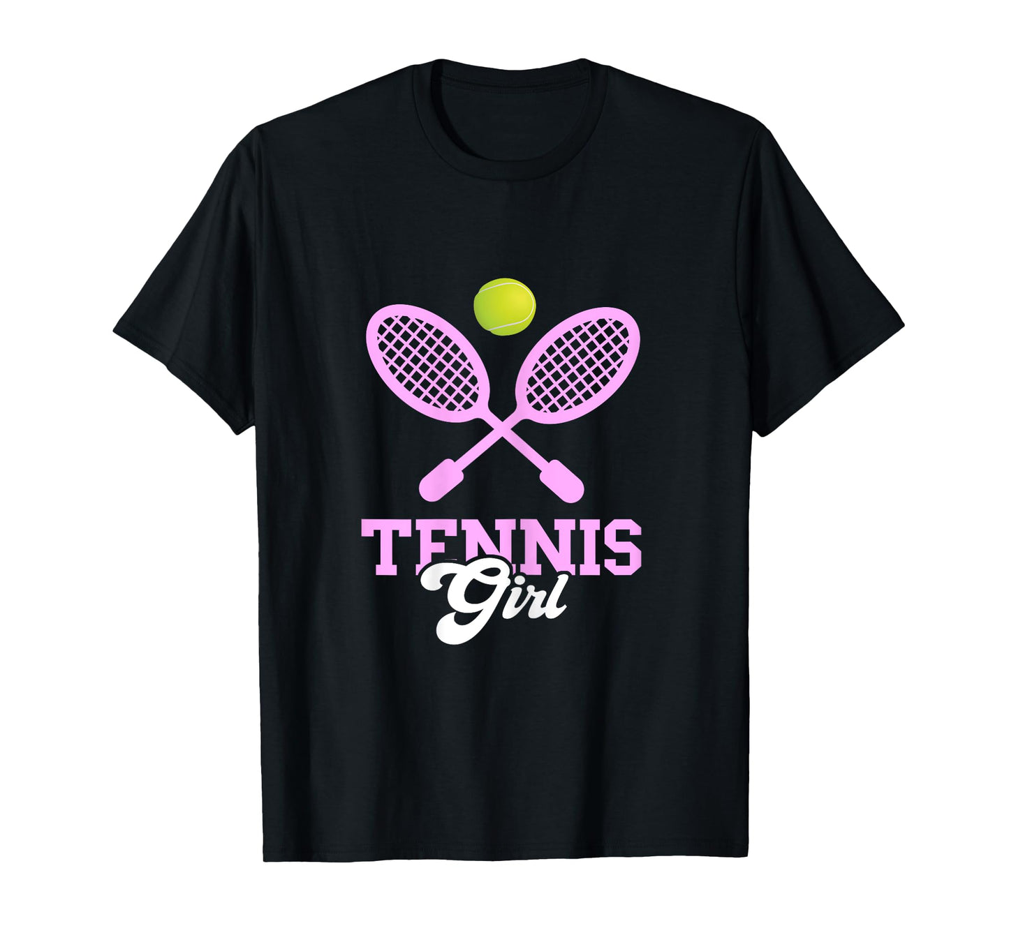 Tennis Girl Tennis Lover Tennis Racquet Tennis Player T-Shirt
