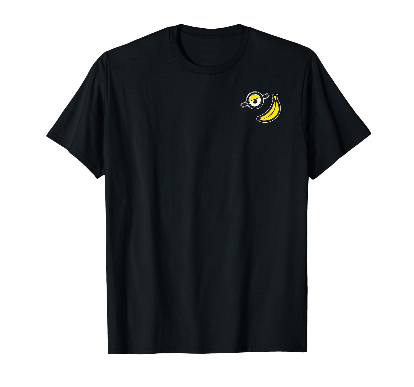 Despicable Me Minions Eye and Banana Patch Pocket Logo T-Shirt