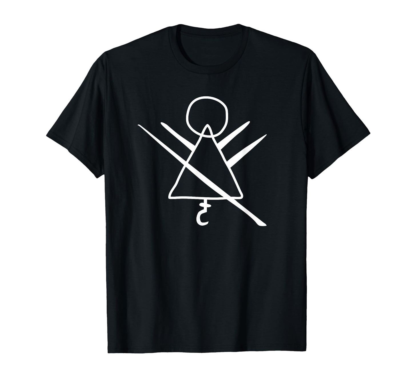 Yellowjackets Secret Ritual Center Rune White Icon T-Shirt