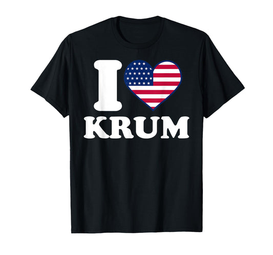 I love Krum I heart Krum T-Shirt