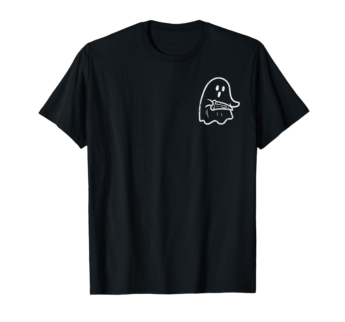 Ghost Pizza Pocket Halloween Costume Food Men Women Kids T-Shirt