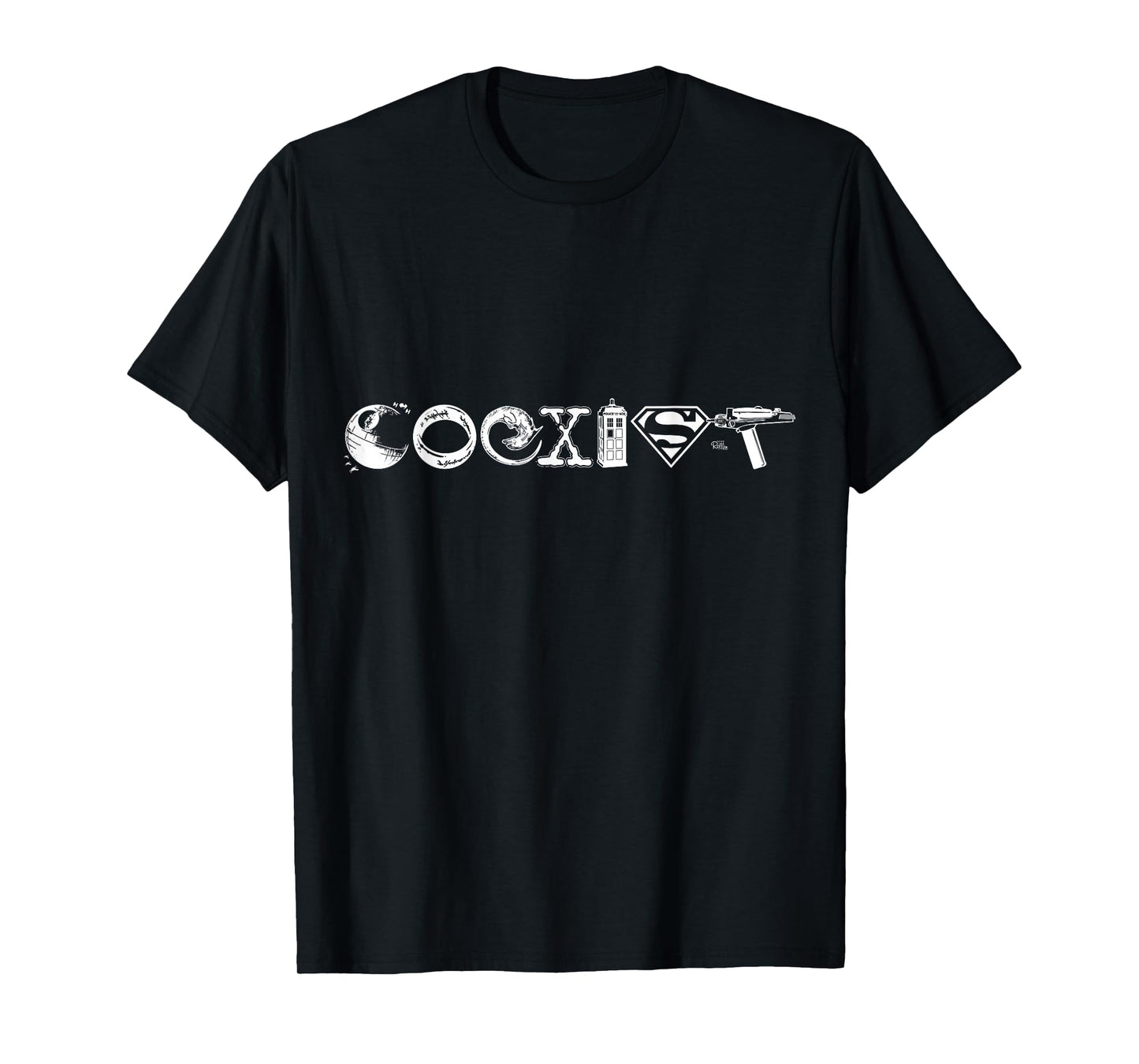 Captain RibMan : Nerd / Geek COEXIST T-Shirt T-Shirt