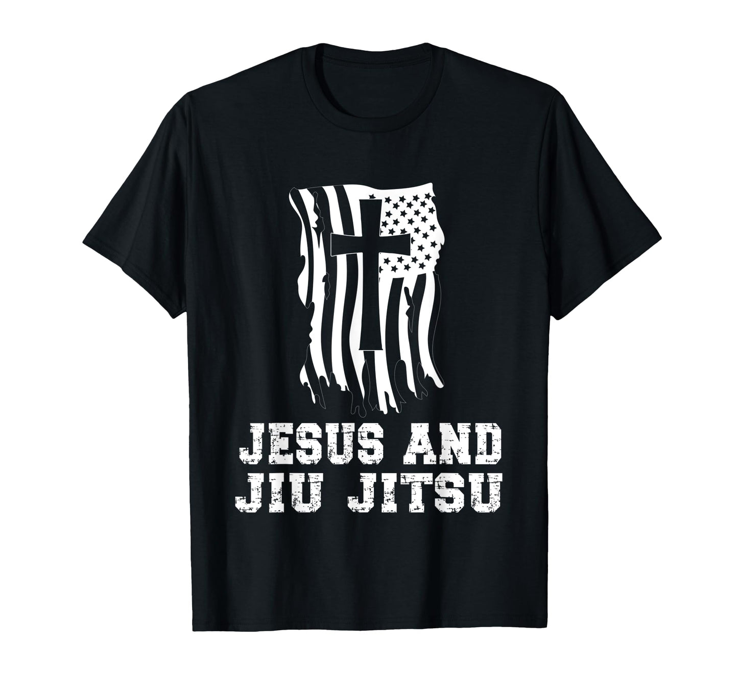 Jesus And Jiu Jitsu Design for Christian Martial Arts Fan T-Shirt