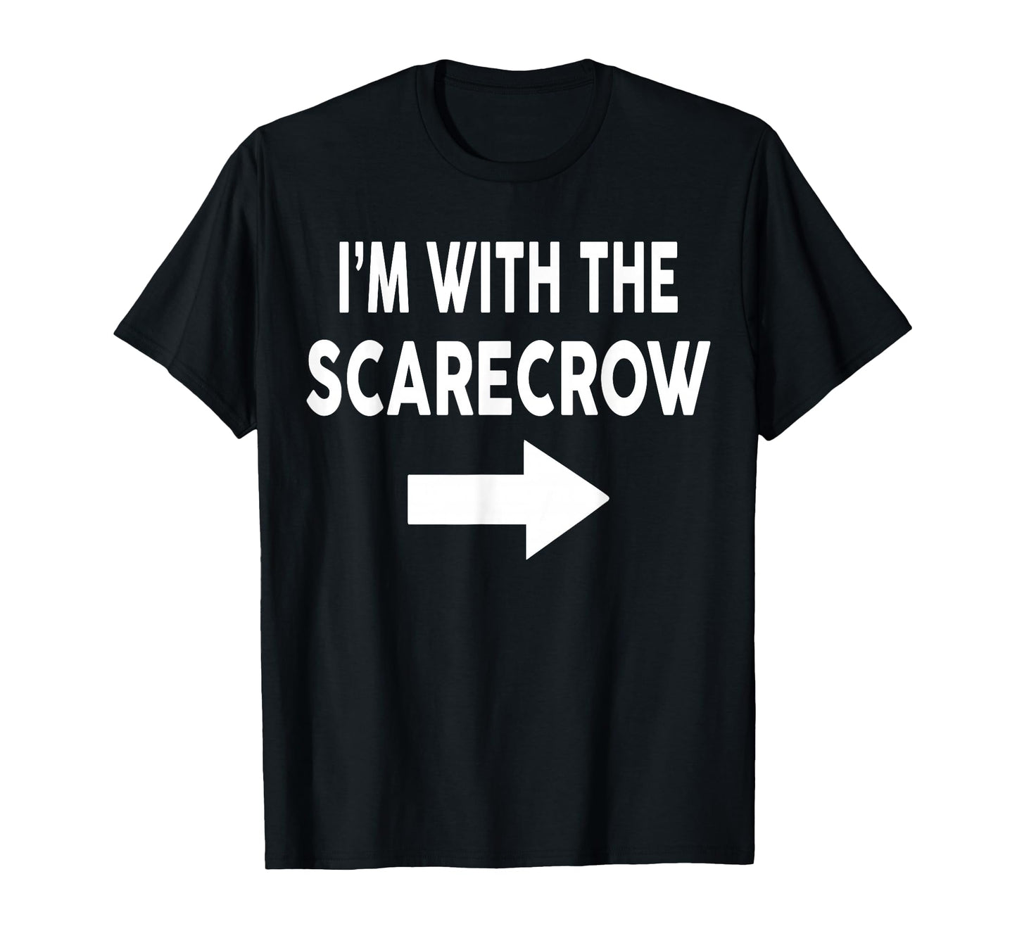 I'm With The SCARECROW TShirt Halloween Costume SCARECROW T-Shirt