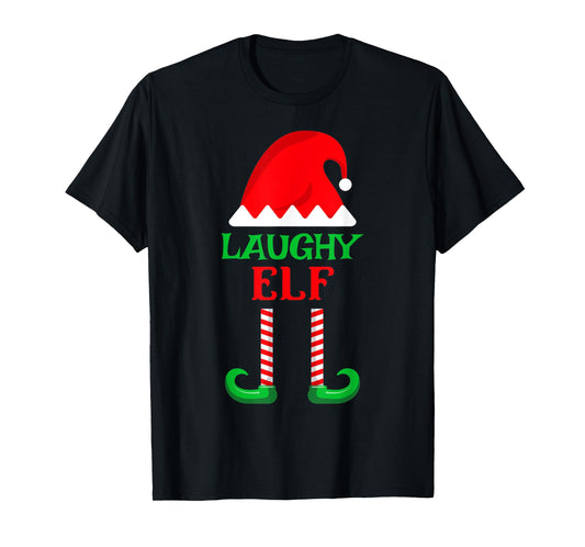 Laughy Elf | Christmas Holiday North Pole Santa's Helper T-Shirt