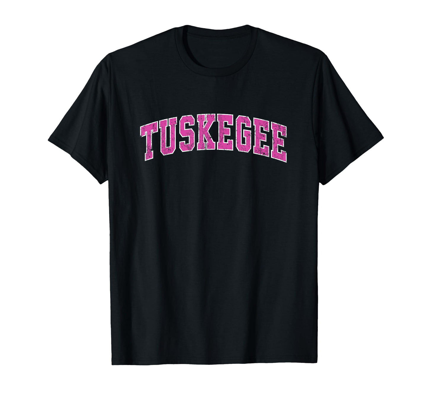 Tuskegee Alabama AL Vintage Sports Design Pink Design T-Shirt