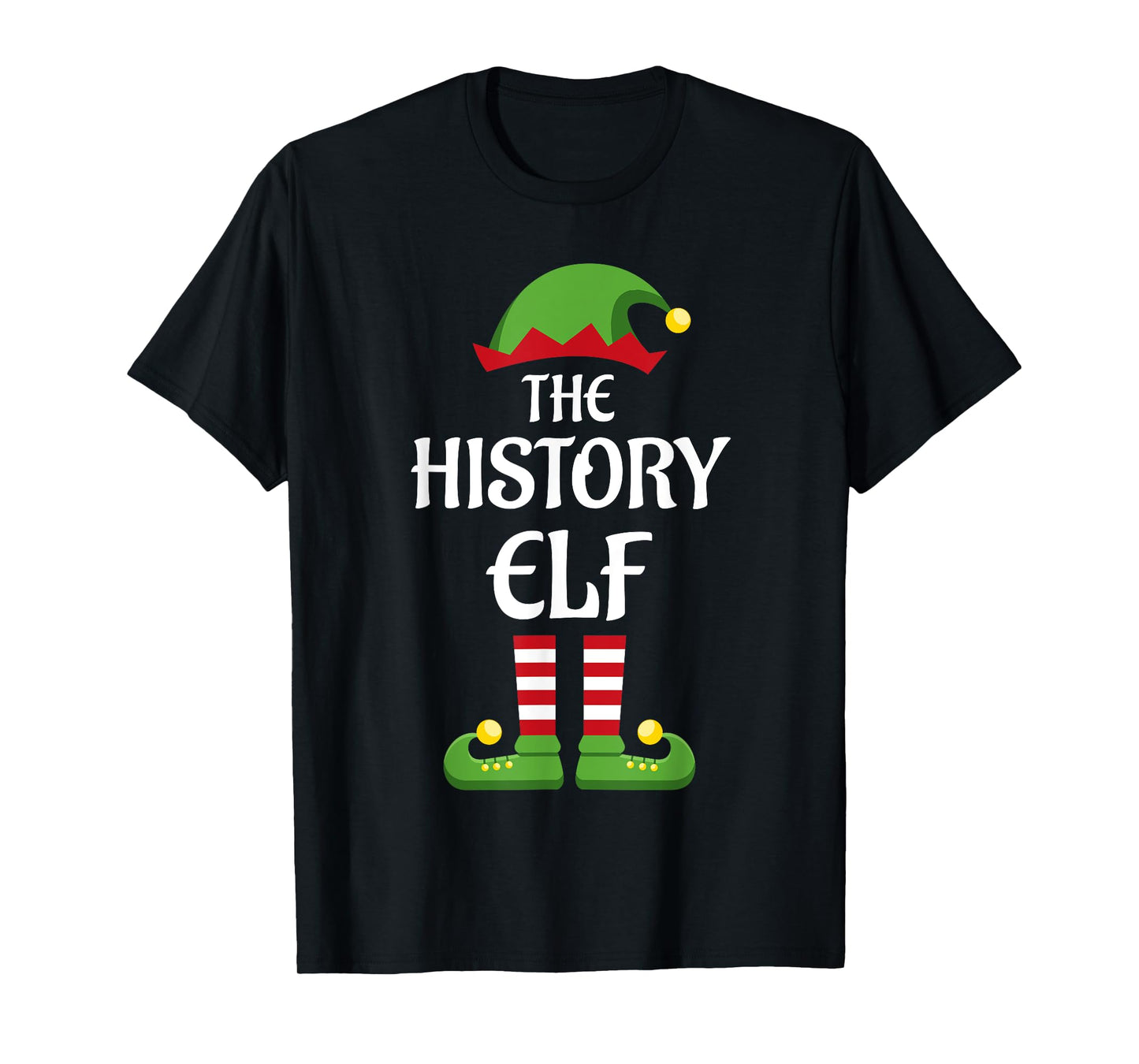 History Elf Family Matching Group Christmas Teacher T-Shirt