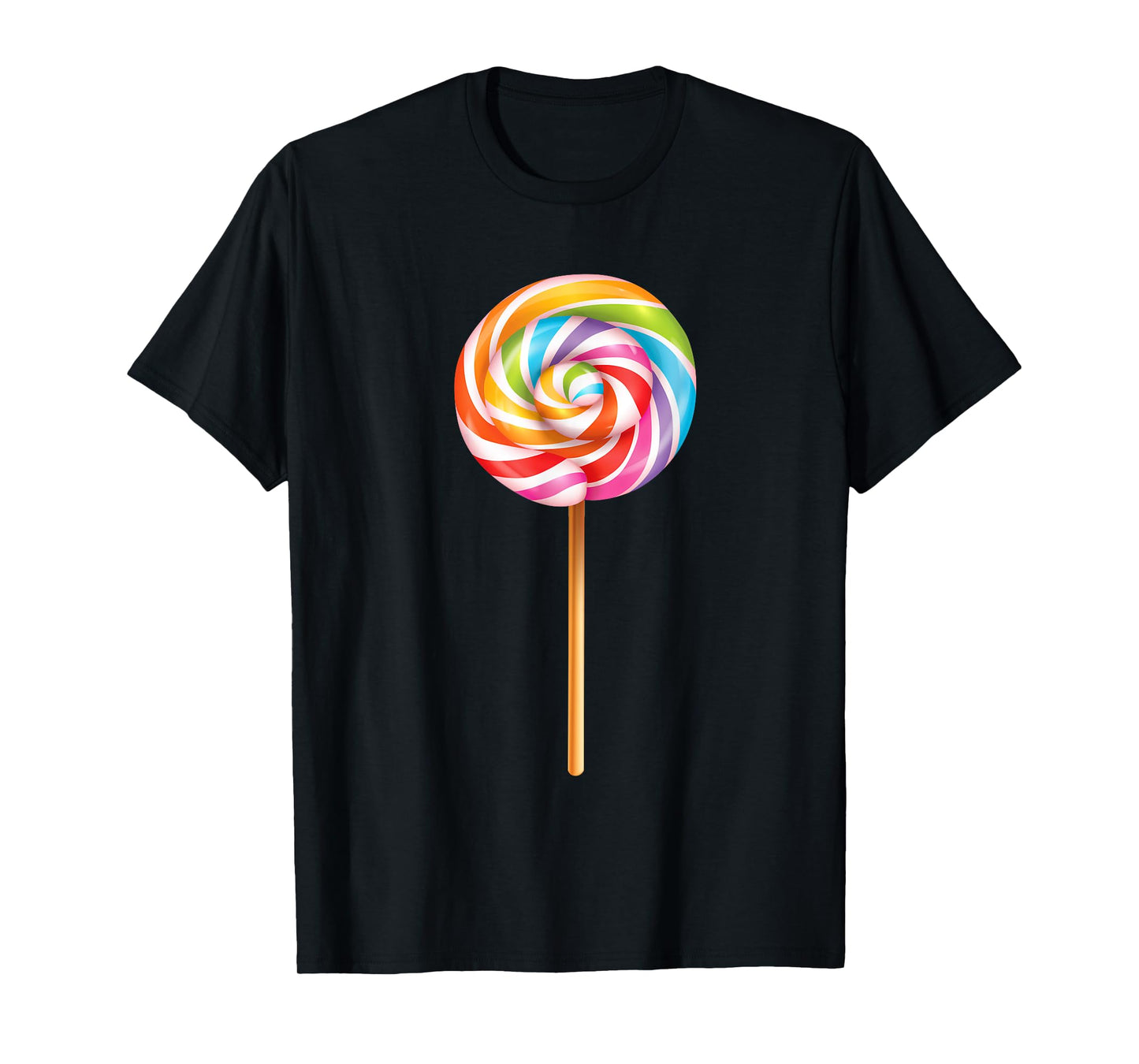 Lollipop Shirt Men Women Kids Rainbow Sucker Candy Costume T-Shirt