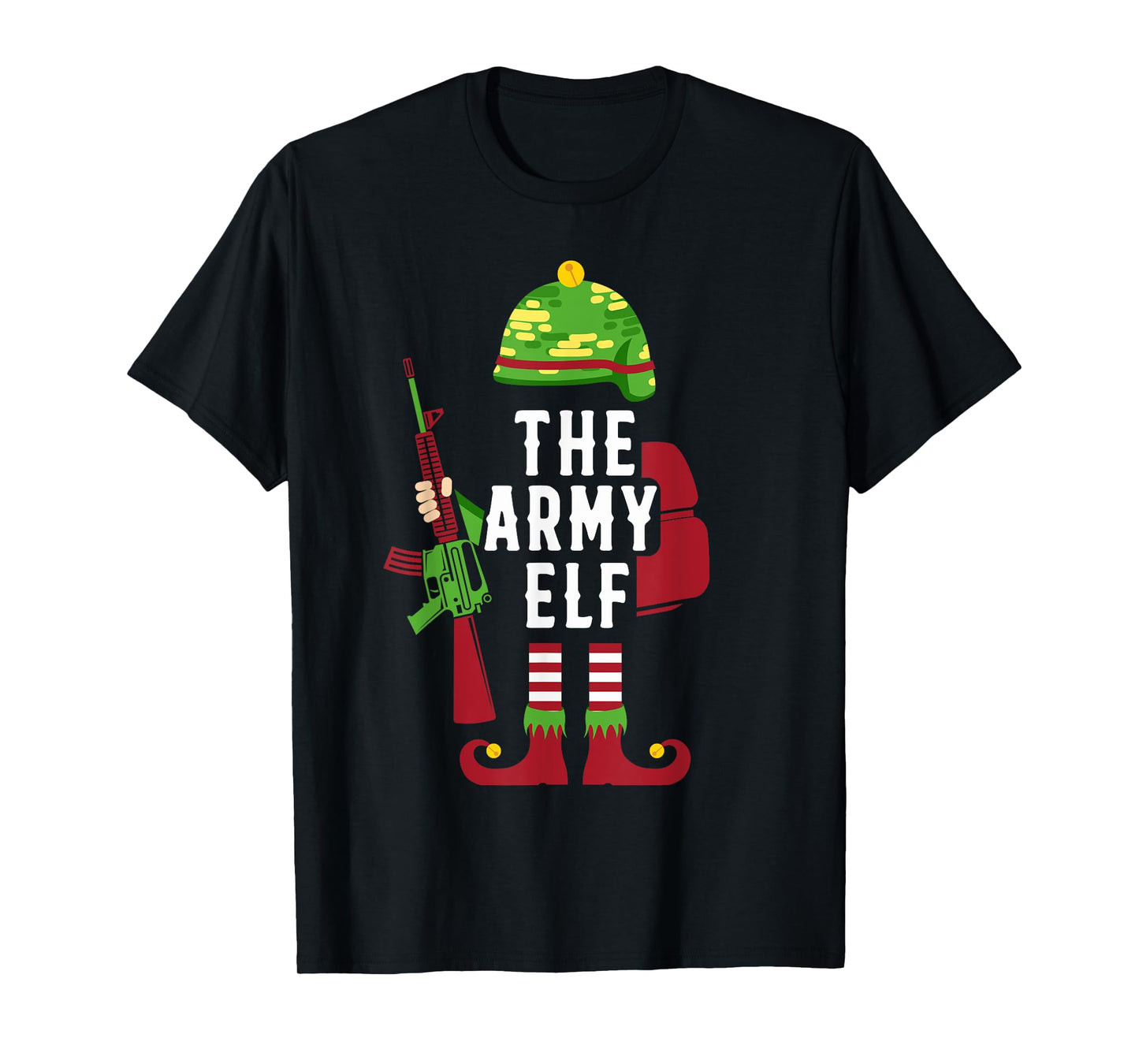 The Army Elf Funny Christmas Gifts for Soldiers T-Shirt