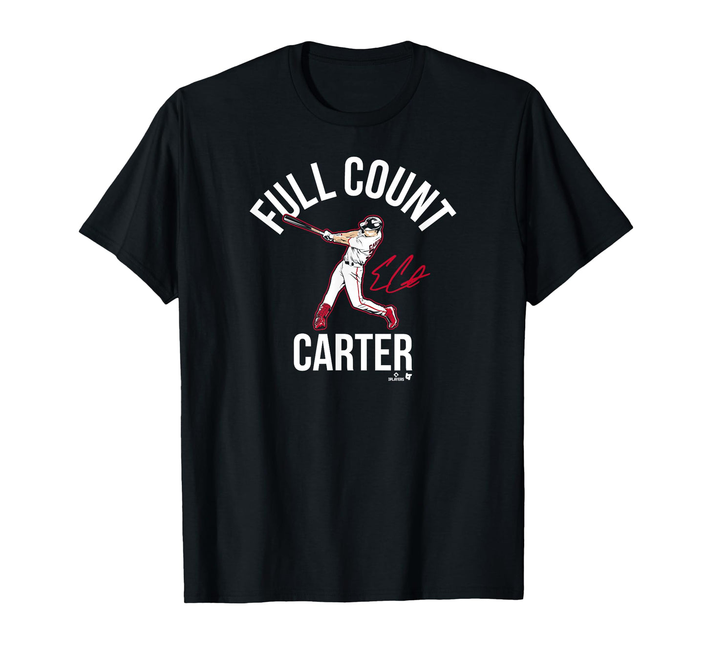 Evan Carter - Full Count Carter - Texas Baseball T-Shirt